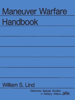 cover image of Maneuver Warfare Handbook